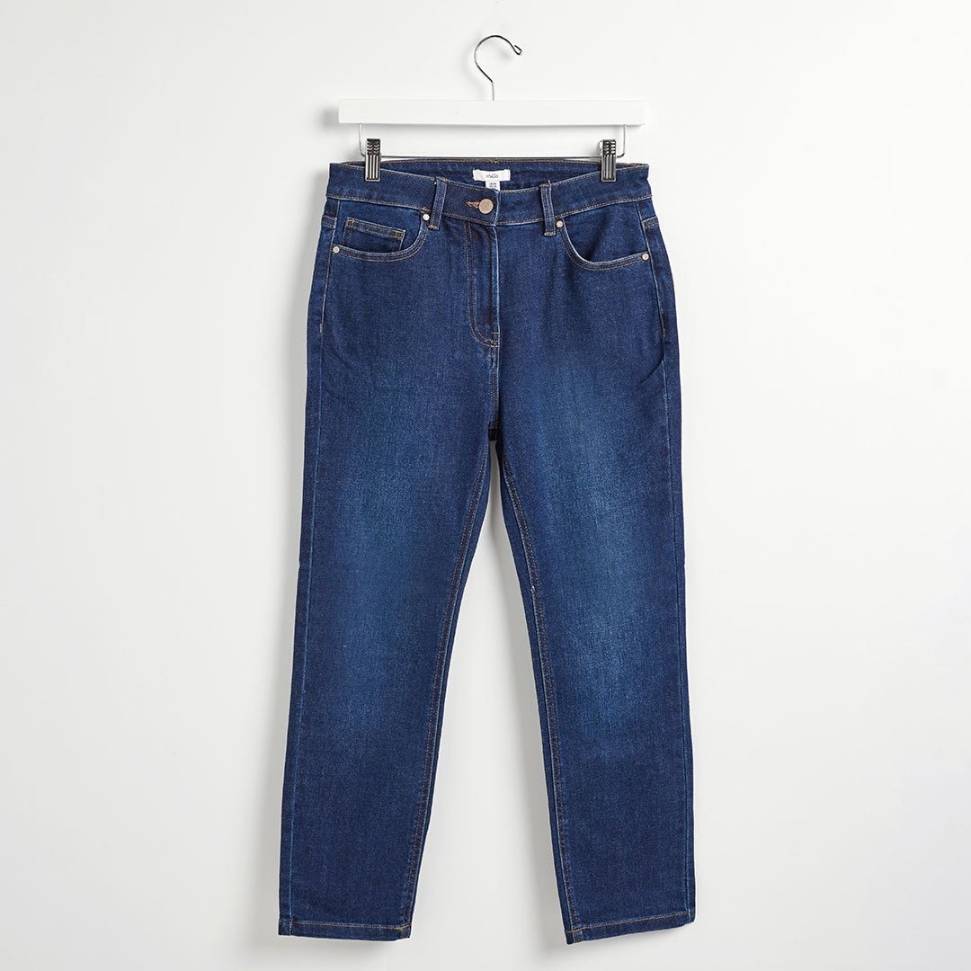 Ladies Indigo Slim Crop Jean from You Know Who's