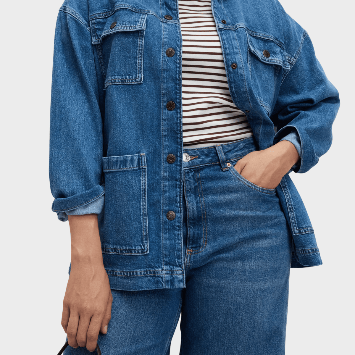 Ladies Indigo Wide Leg Jeans from You Know Who's