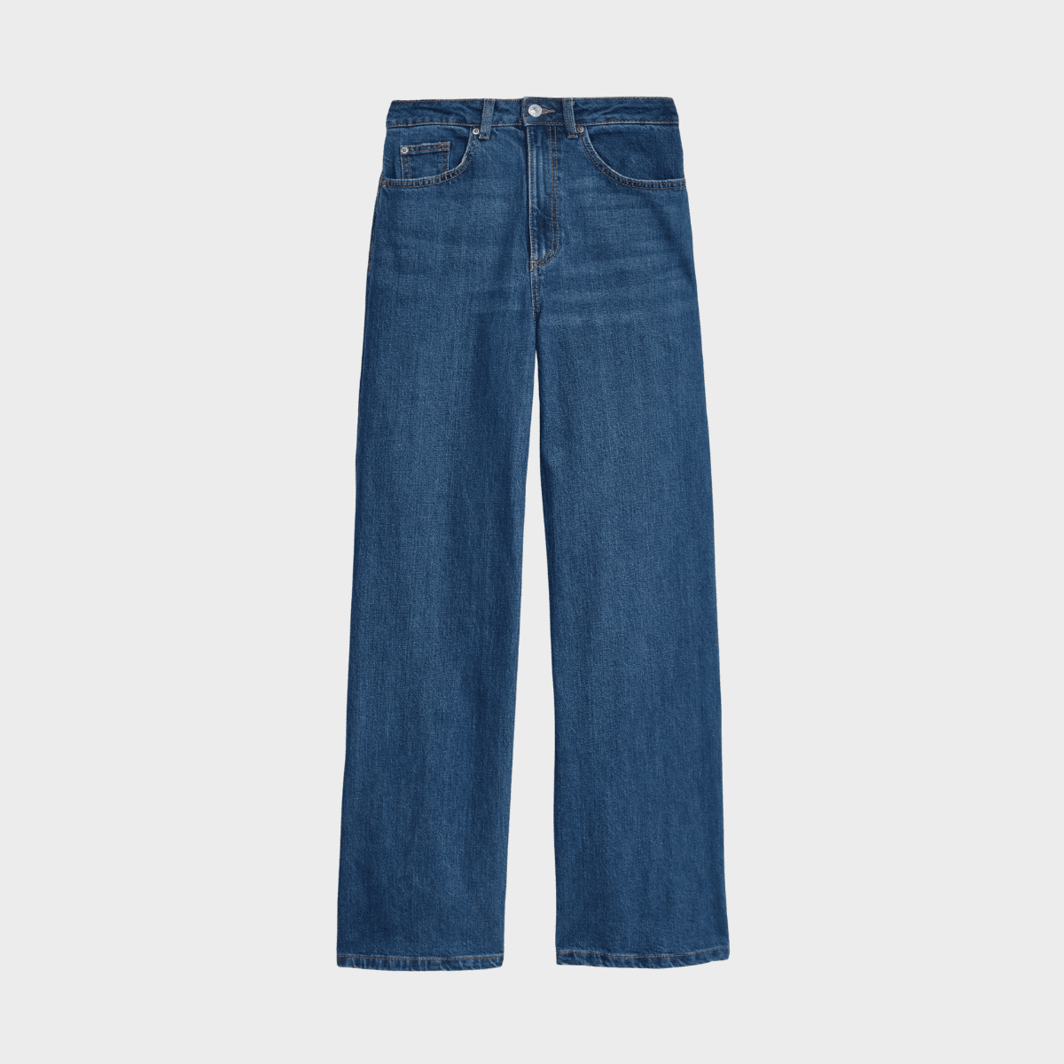 Ladies Indigo Wide Leg Jeans from You Know Who's