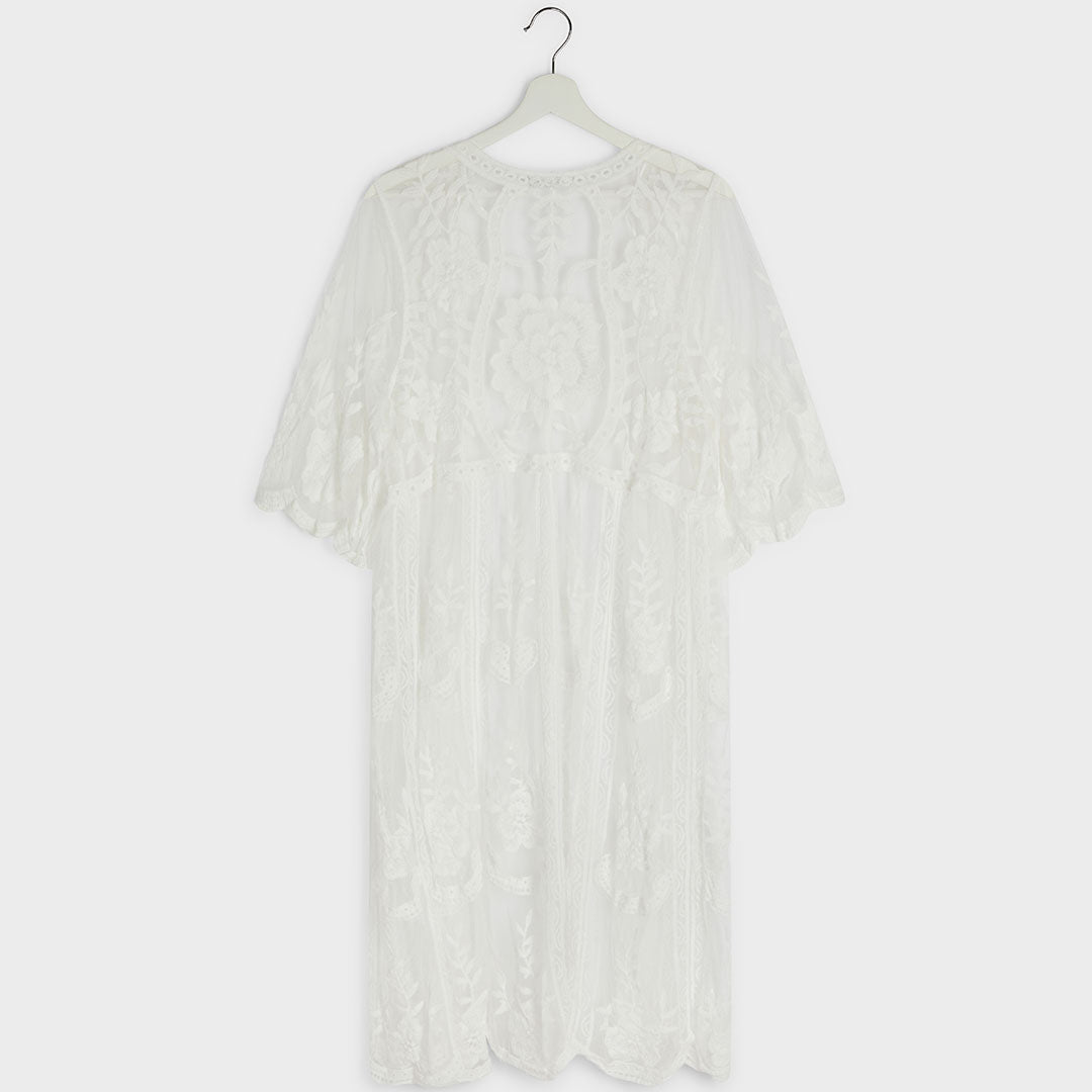 Ladies Ivory Kimono Cover Up from You Know Who's