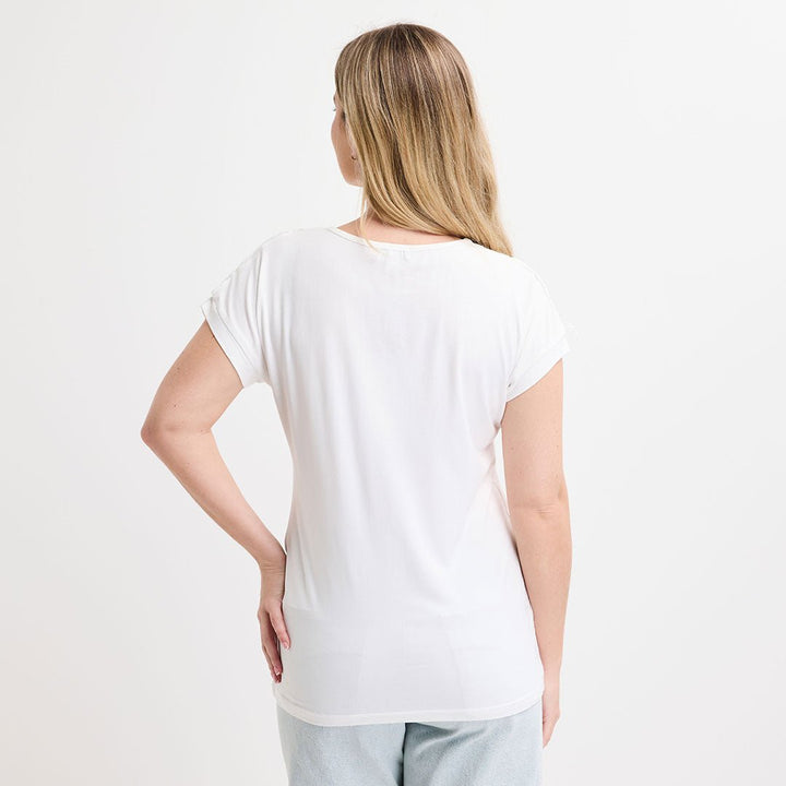 Ladies Ivory Lace Tassle Top from You Know Who's