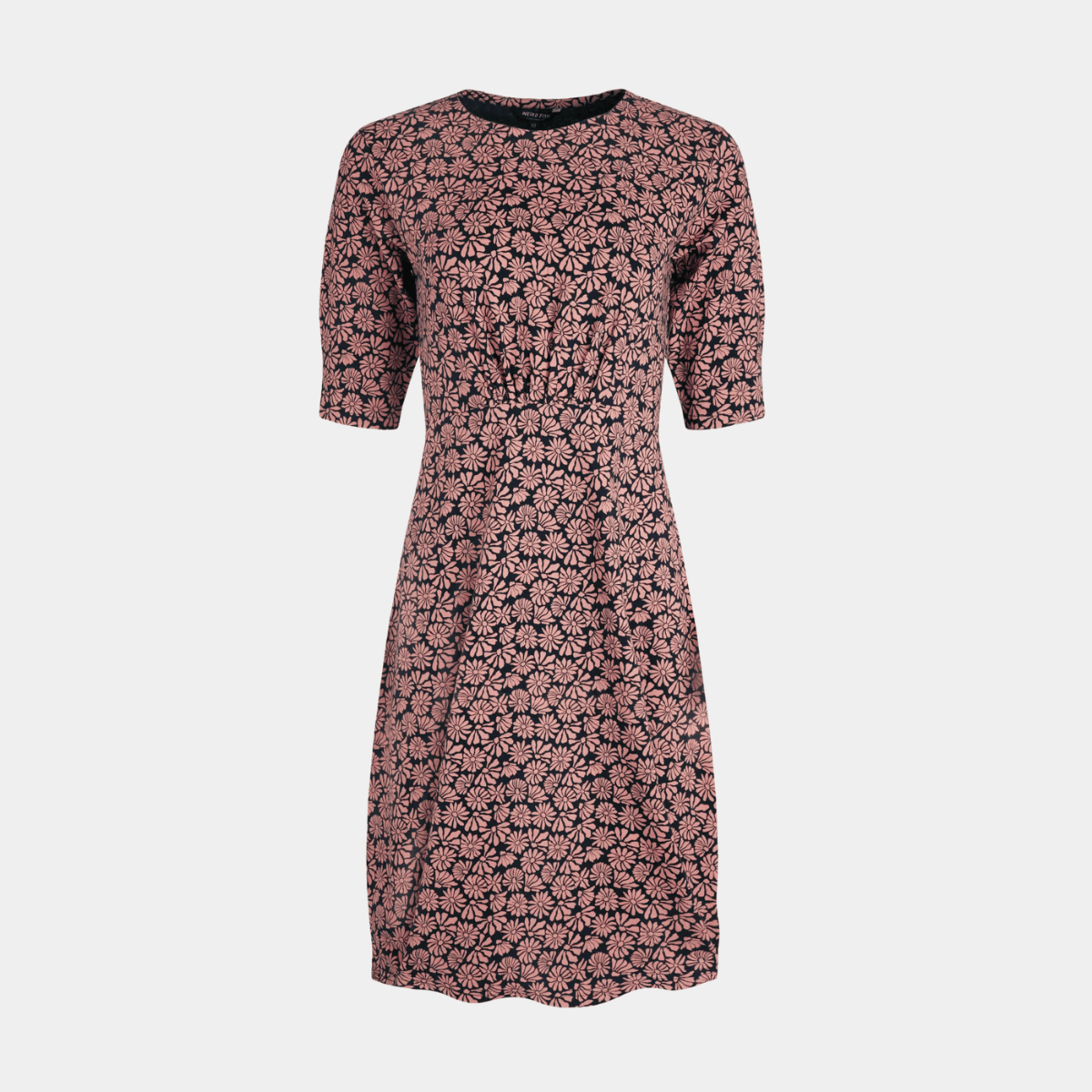 Ladies Jersey Swing Dress Navy/Pink from You Know Who's