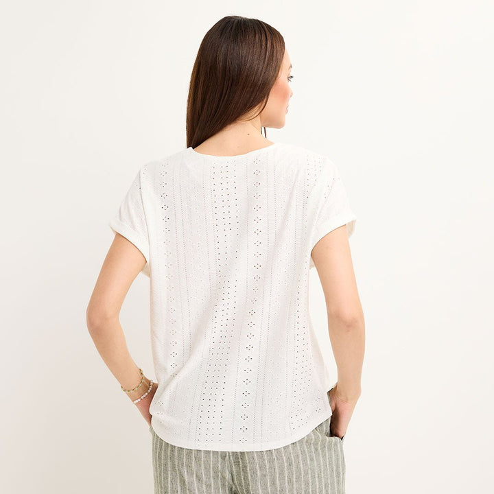 Ladies Keyhole Turnback Top from You Know Who's