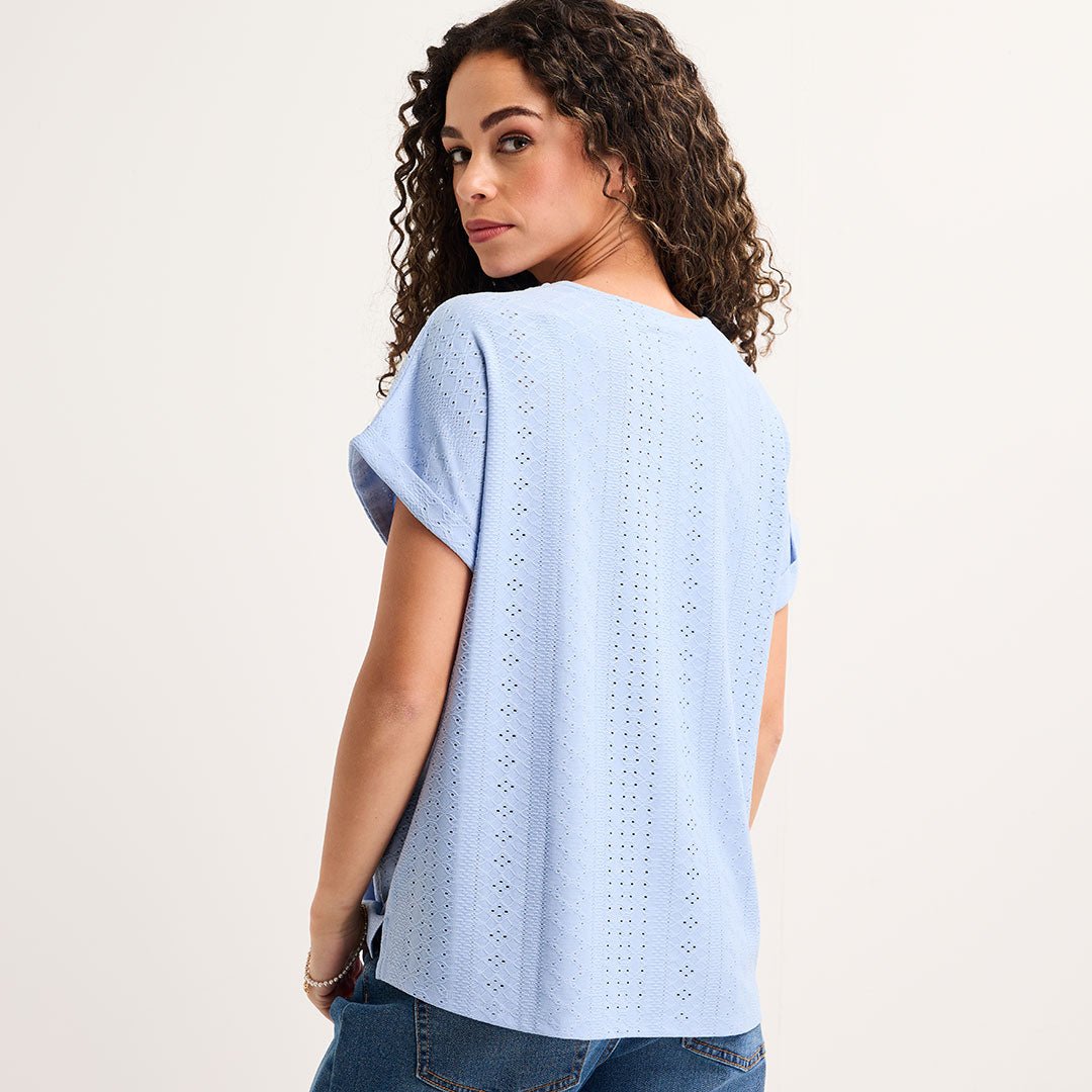 Ladies Keyhole Turnback Top from You Know Who's