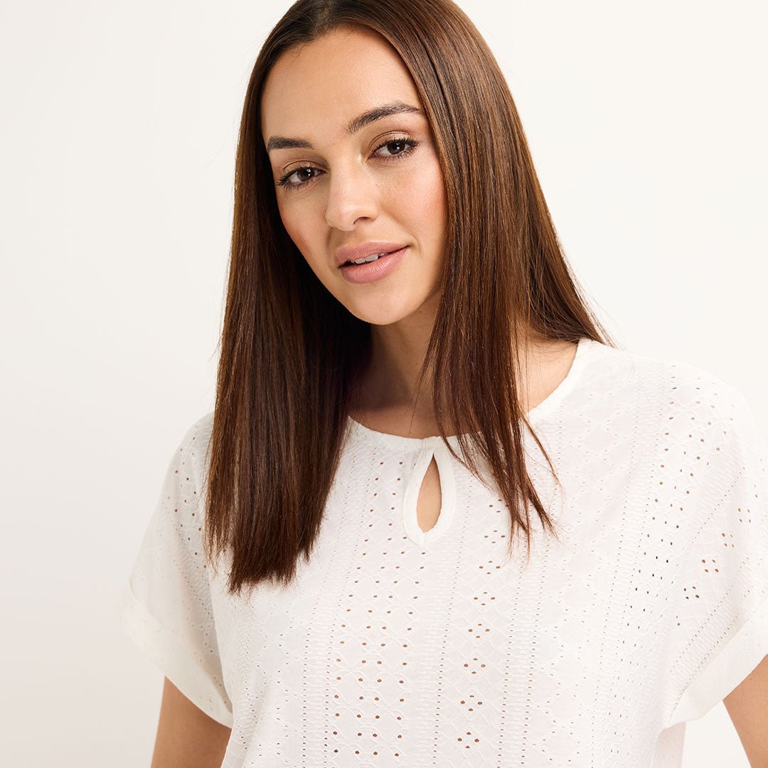 Ladies Keyhole Turnback Top from You Know Who's