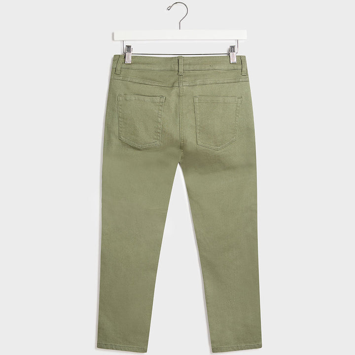 Ladies Khaki Crop Petite Jean from You Know Who's