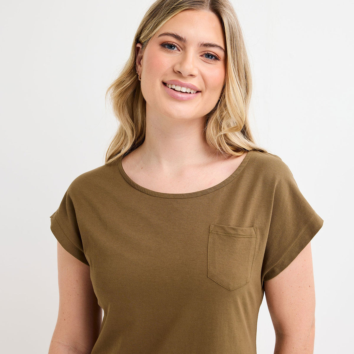 Ladies Khaki Pocket Dress from You Know Who's