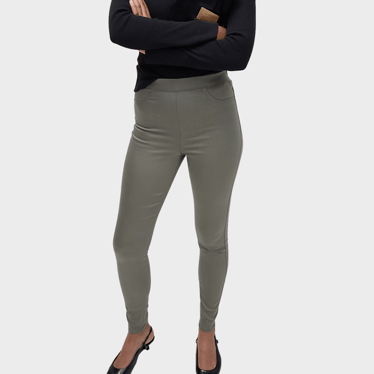 Pull On High Waisted Jegging