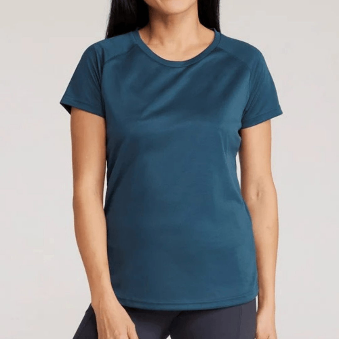 Ladies Khaki Quick Drying T-Shirt from You Know Who's