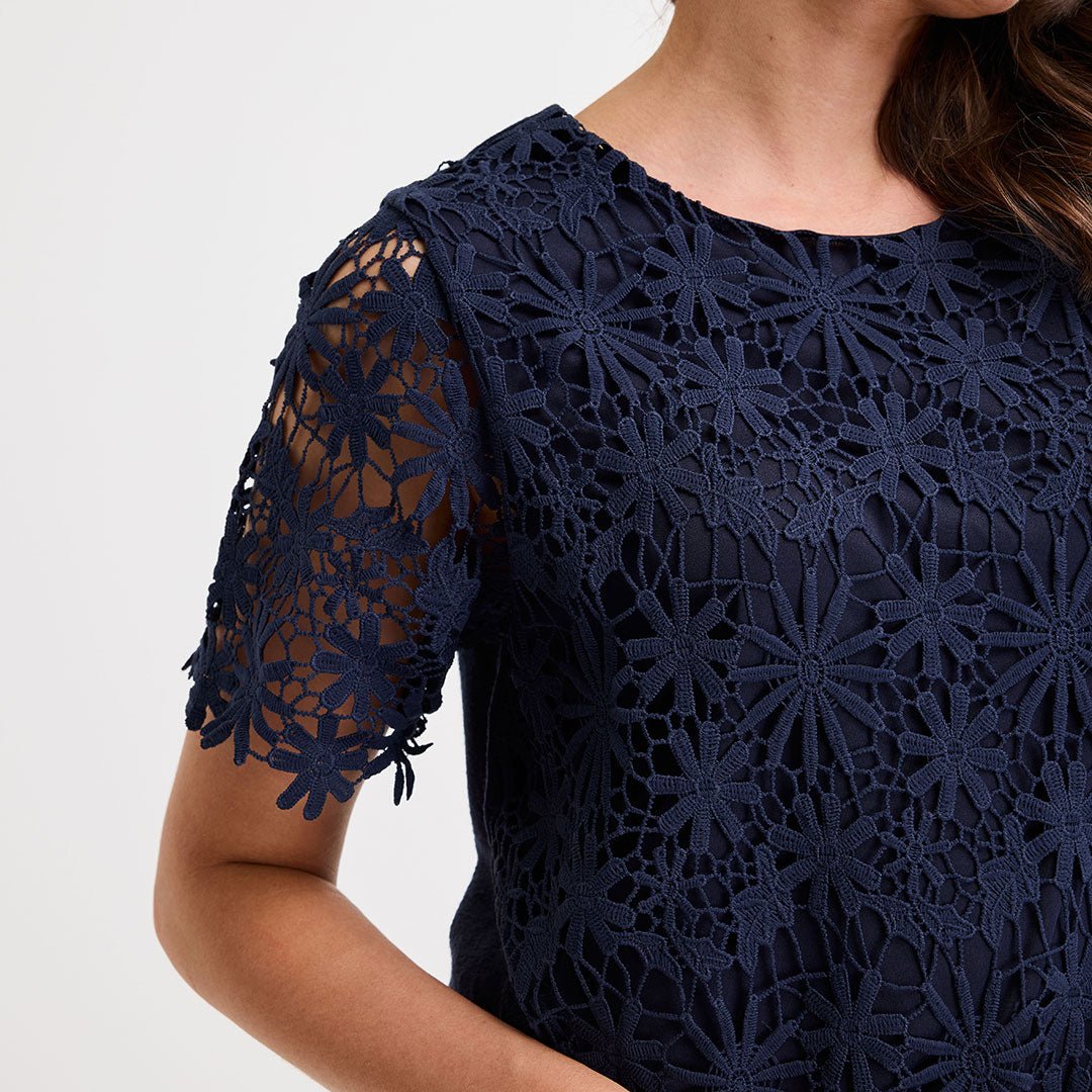 Ladies Lace Front Top from You Know Who's