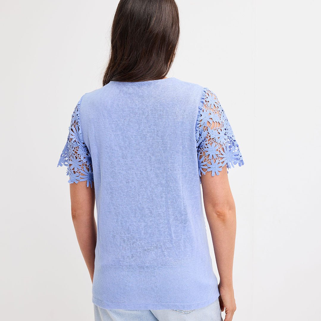 Ladies Lace Front Top from You Know Who's