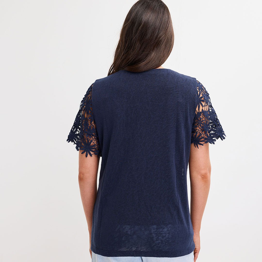 Ladies Lace Front Top from You Know Who's