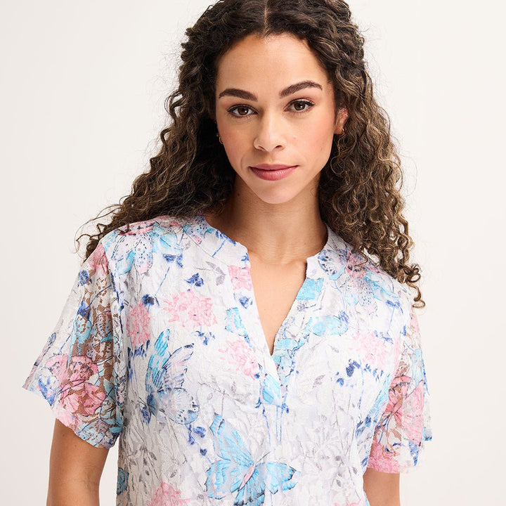 Ladies Lace Overlay Top from You Know Who's