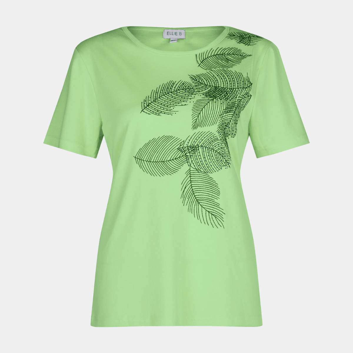 Ladies Leaf Embellished T-shirt from You Know Who's