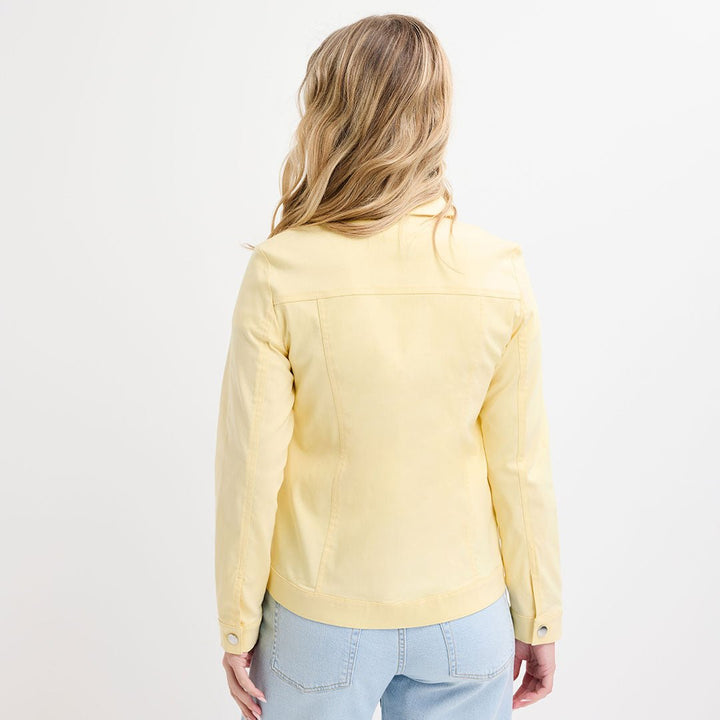 Ladies Lemon Stretch Denim Jacket from You Know Who's
