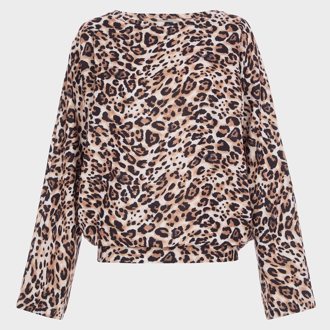 Ladies Leopard Batwing Top from You Know Who's