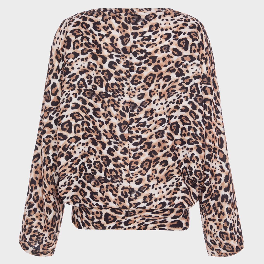 Ladies Leopard Batwing Top from You Know Who's