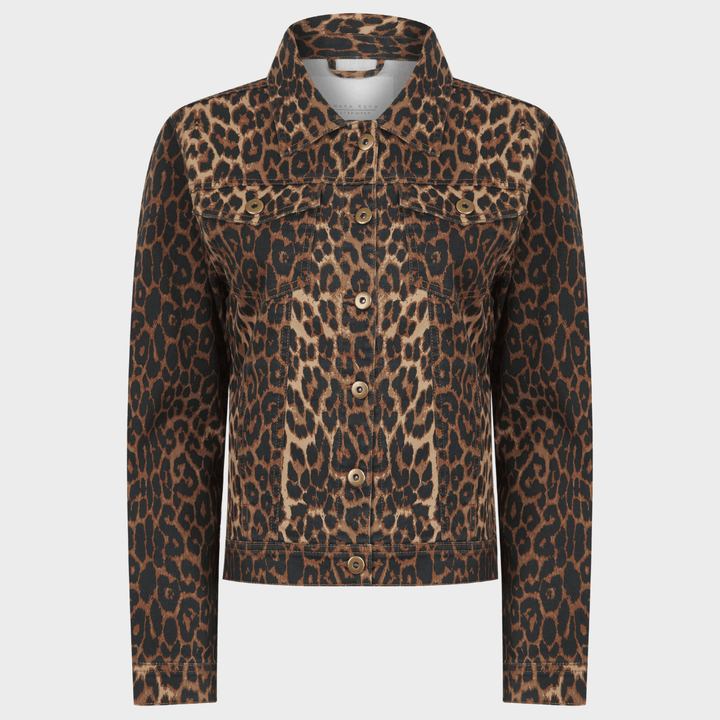 Ladies Leopard Denim Jacket from You Know Who's