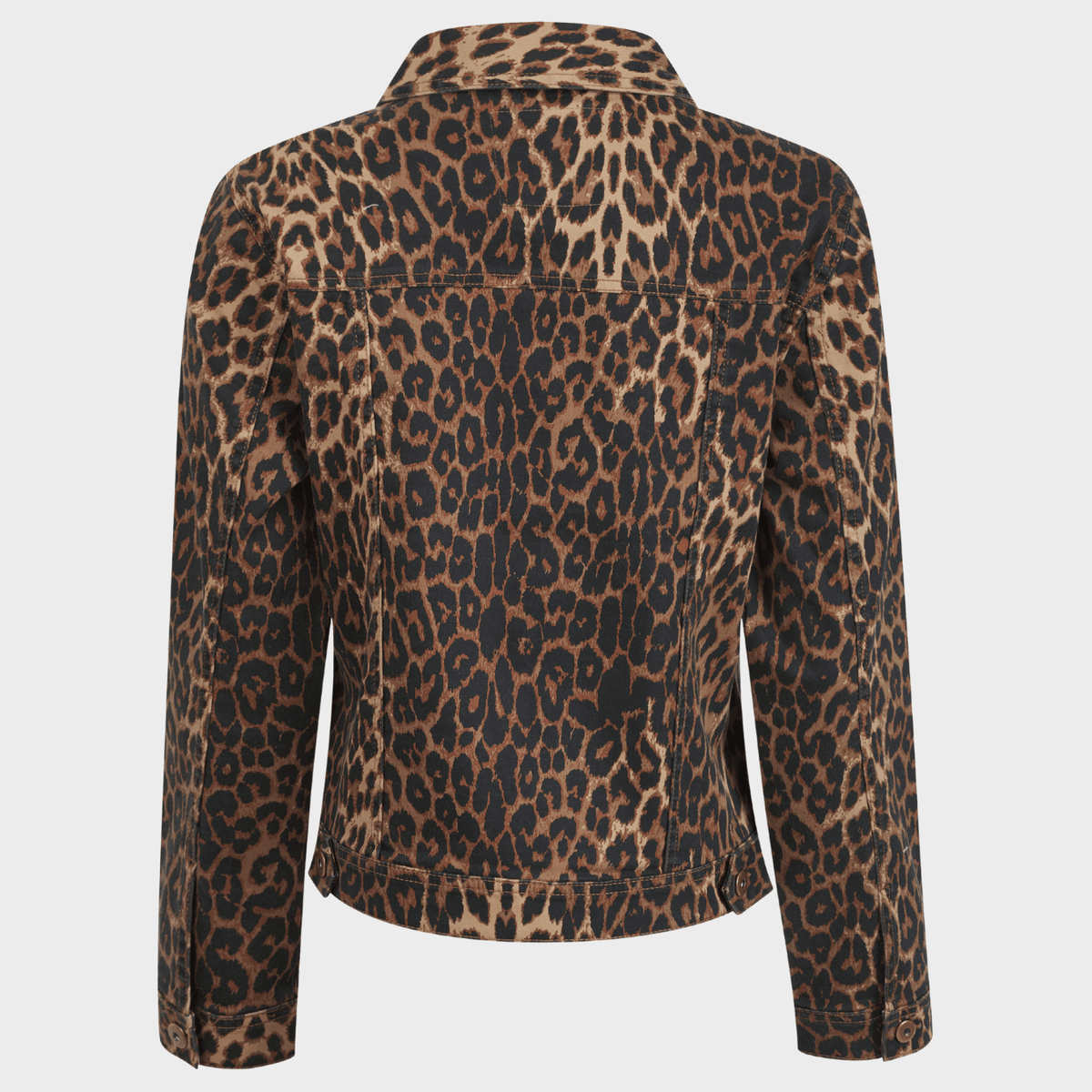 Ladies Leopard Denim Jacket from You Know Who's