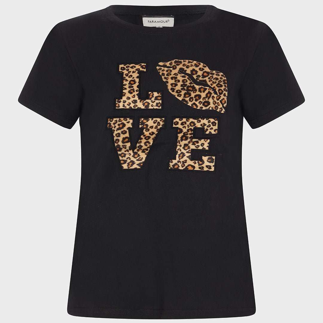Ladies Leopard Love T-Shirt from You Know Who's
