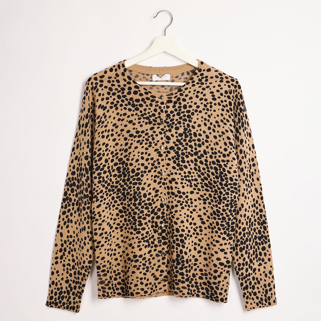 Ladies Leopard Print Cardigan from You Know Who's