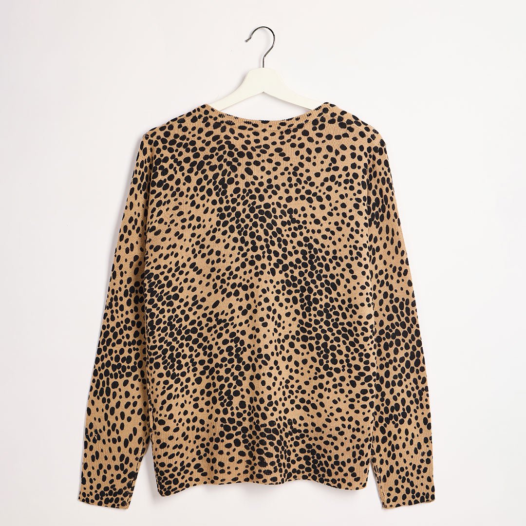 Ladies Leopard Print Cardigan from You Know Who's