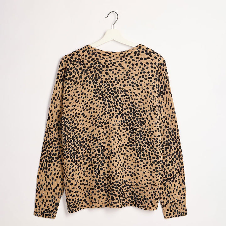Ladies Leopard Print Cardigan from You Know Who's