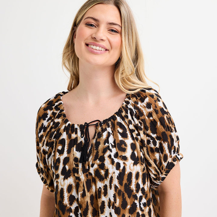Ladies Leopard Top from You Know Who's