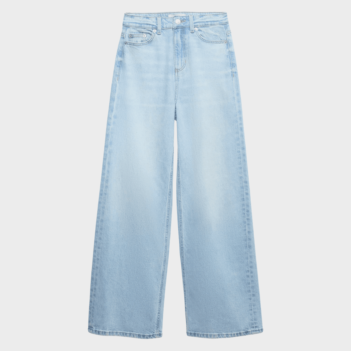 Ladies Light Denim Wide Leg Jeans from You Know Who's