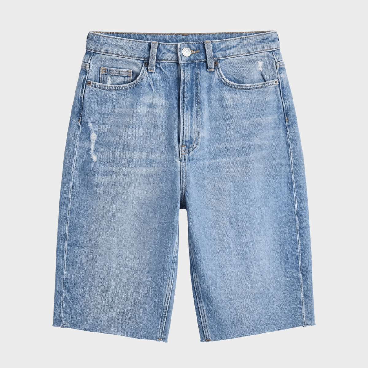 Ladies Light Indigo Bermuda Denim Short from You Know Who's