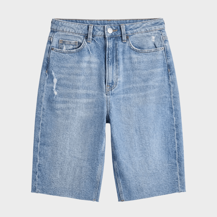 Ladies Light Indigo Bermuda Denim Short from You Know Who's