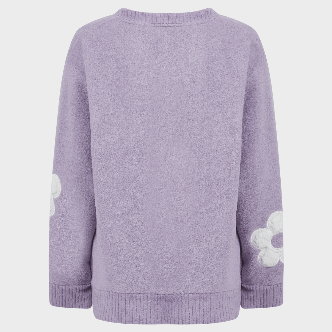 Ladies Lilac Flower Loungewear Set from You Know Who's