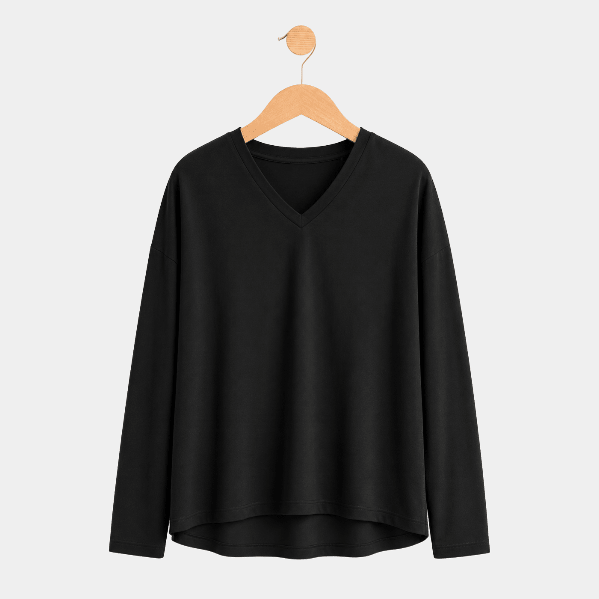 Ladies Long Sleeved V-Neck Top from You Know Who's
