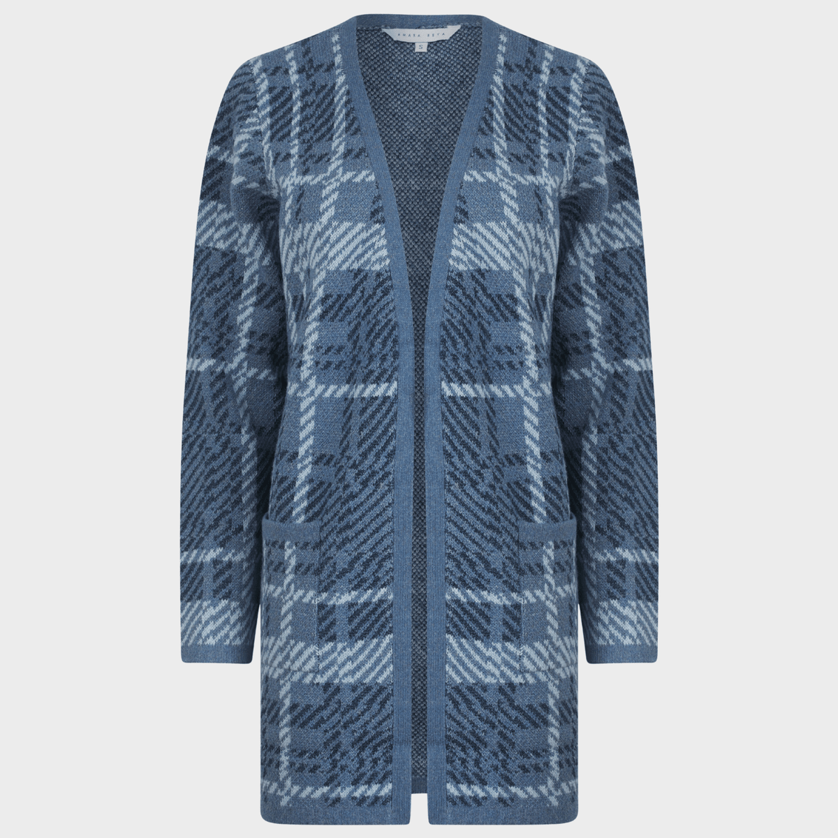 Ladies Longline Checked Cardigan from You Know Who's