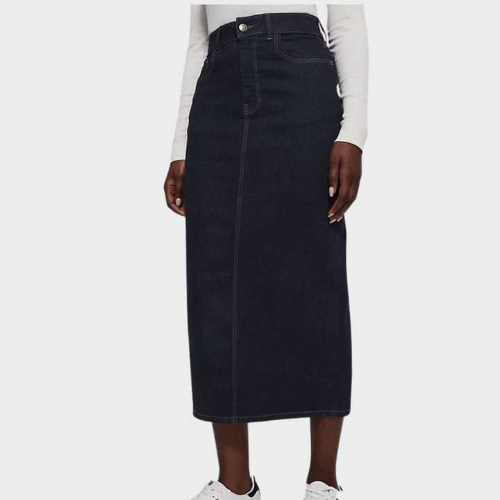 Ladies Longline Denim Skirt from You Know Who's