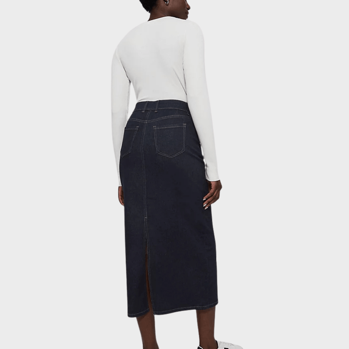 Ladies Longline Denim Skirt from You Know Who's