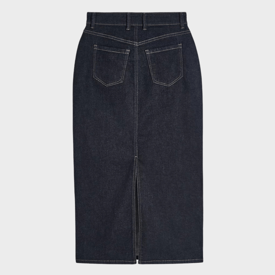 Ladies Longline Denim Skirt from You Know Who's