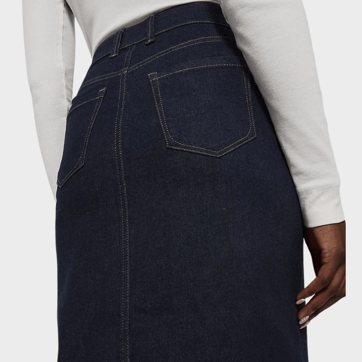 Ladies Longline Denim Skirt from You Know Who's