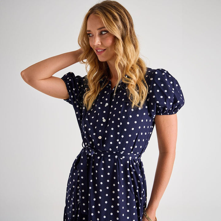 Ladies Longline Spotted Dress from You Know Who's