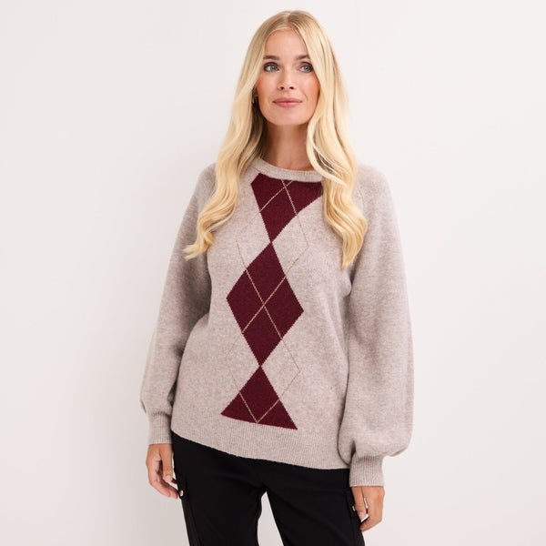 Ladies Lurex Pattern Jumper from You Know Who's