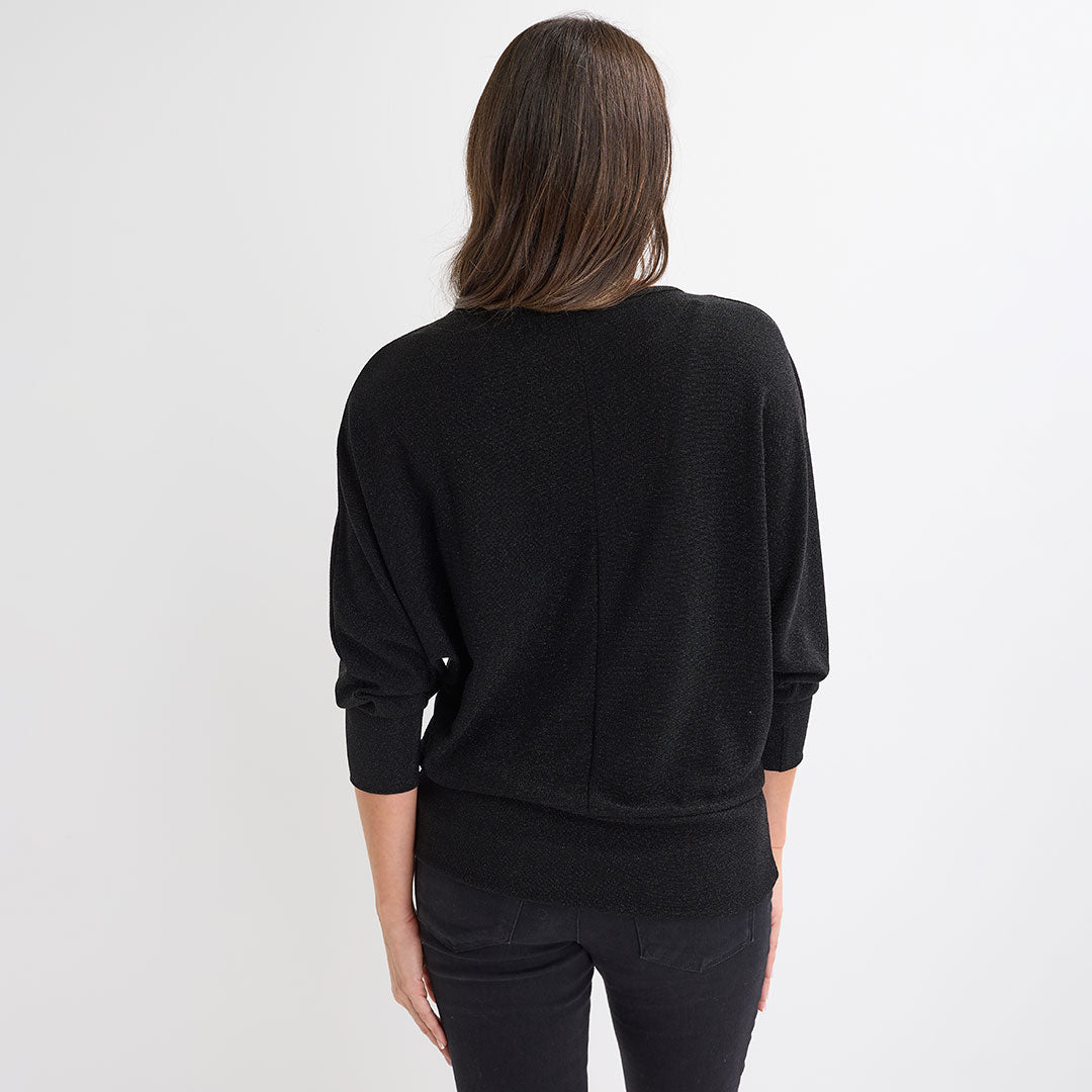 Ladies Lurex Thread Batwing Top from You Know Who's