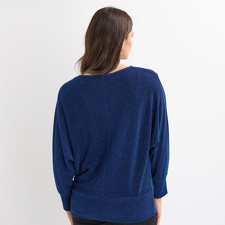 Ladies Lurex Thread Batwing Top from You Know Who's