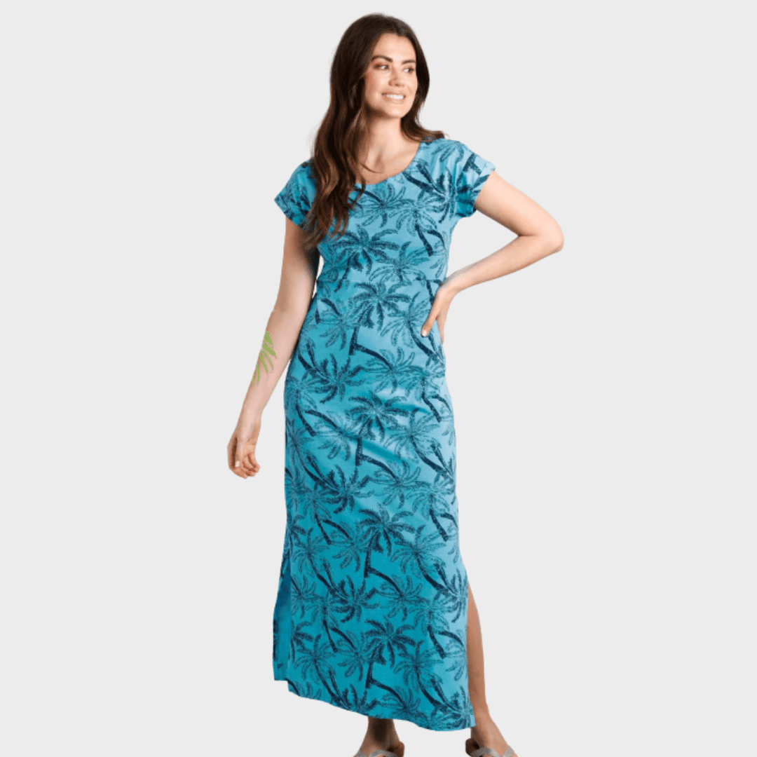 Ladies Maxi Dress Vivid Blue from You Know Who's