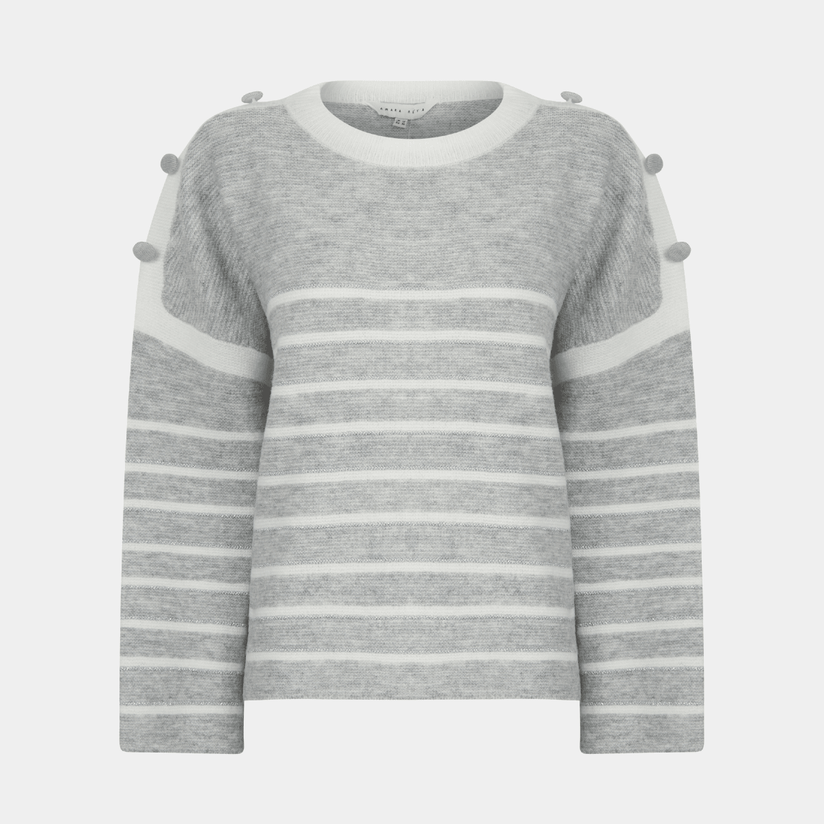 Ladies Metallic Stripe Jumper from You Know Who's