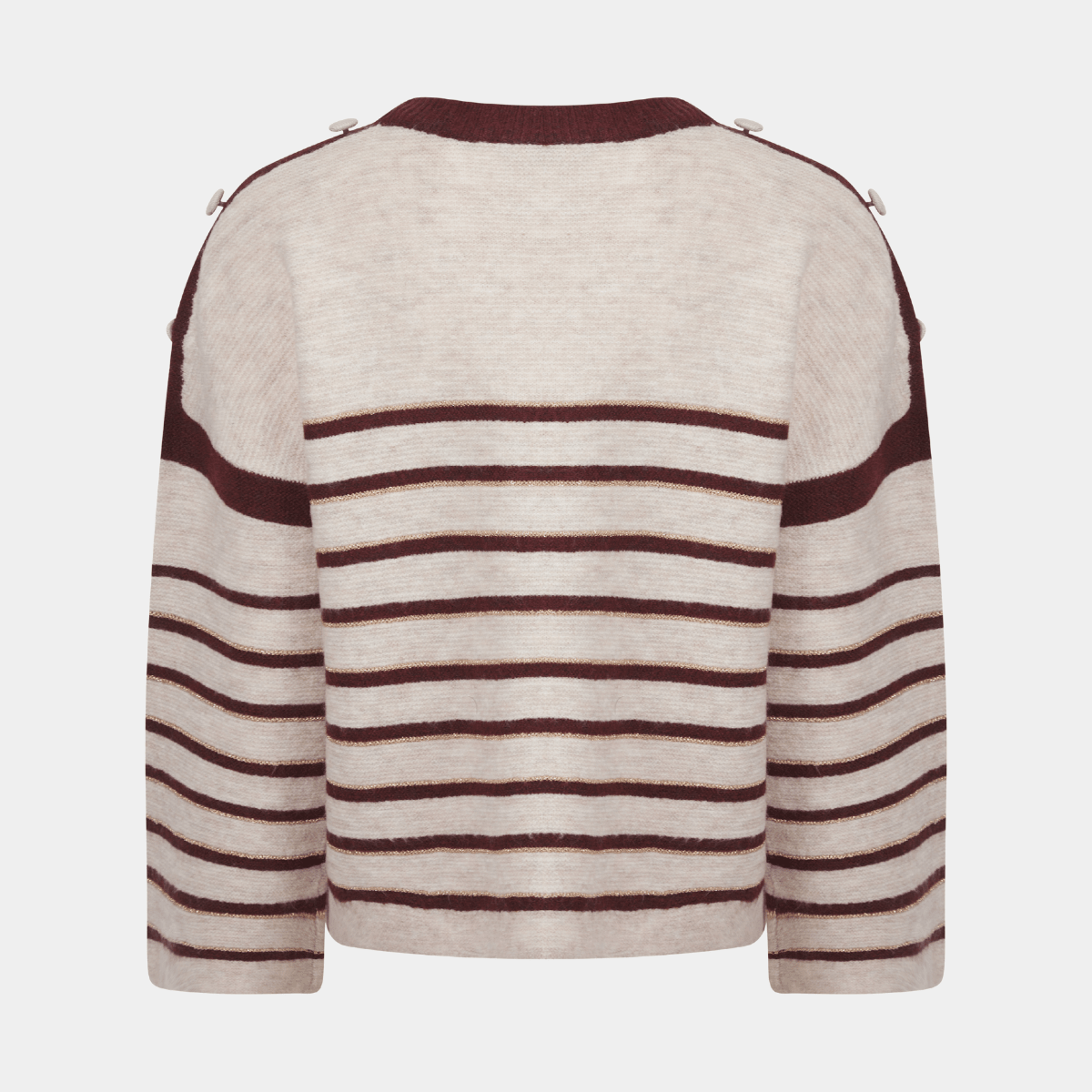 Ladies Metallic Stripe Jumper from You Know Who's