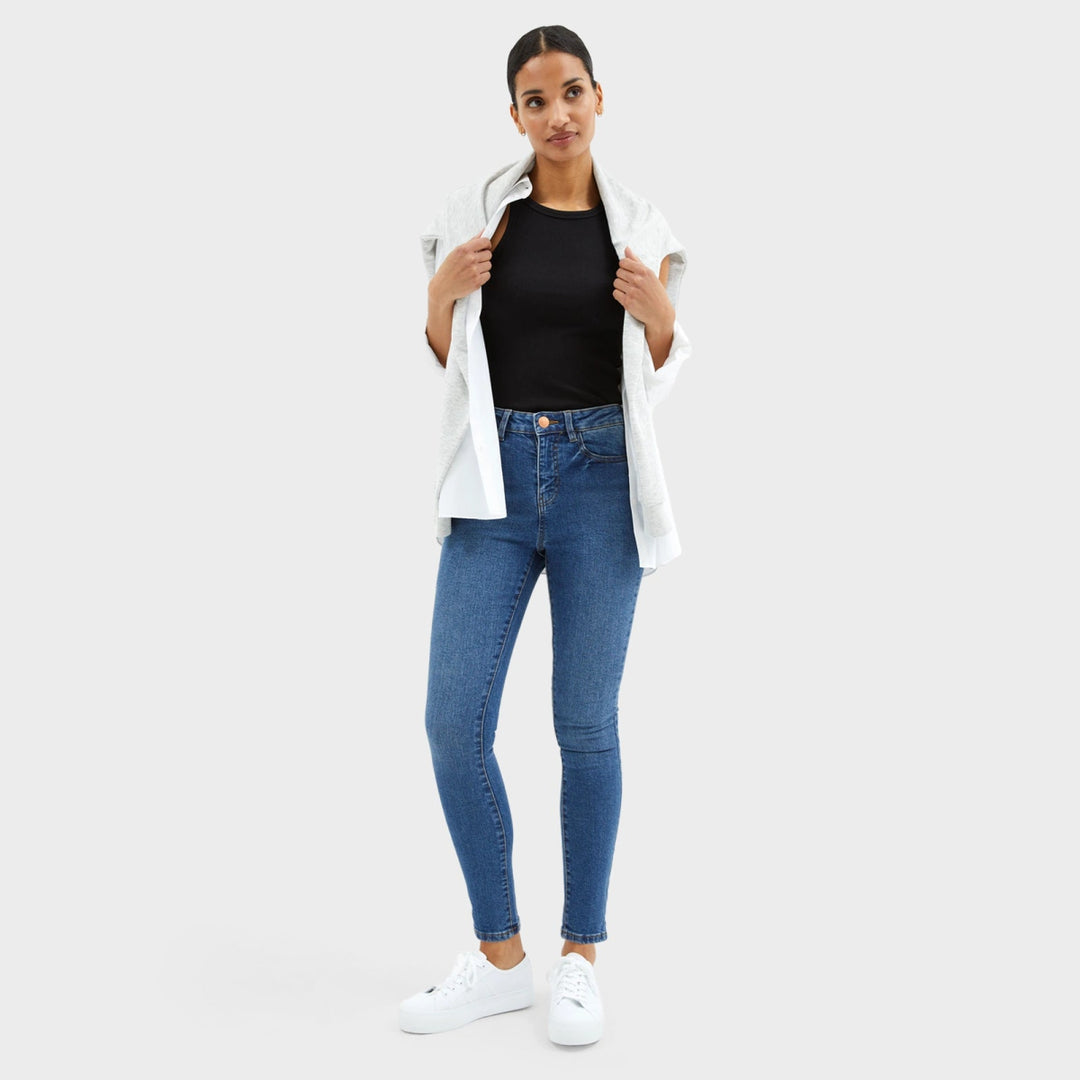 Ladies Mid Rise Skinny Jeans from You Know Who's