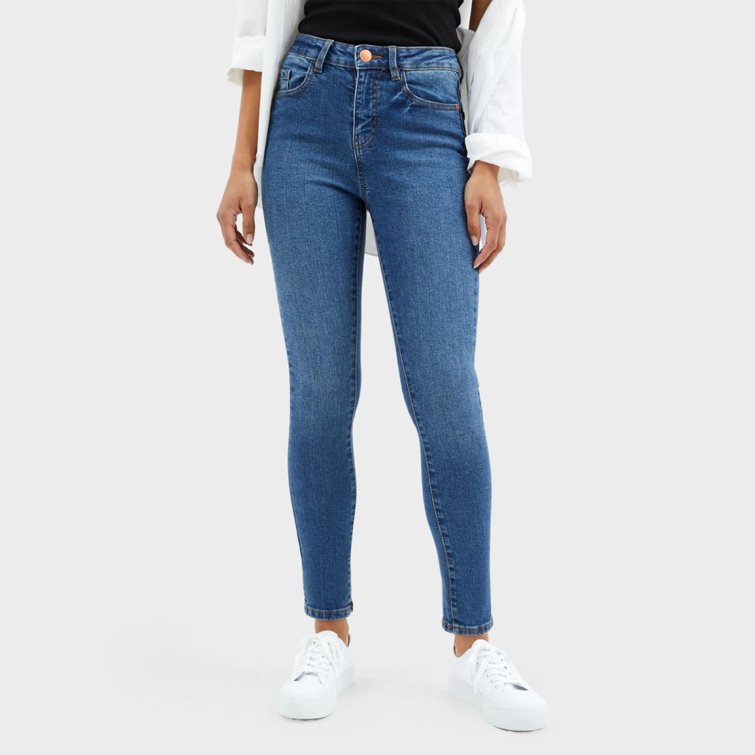 Ladies Mid Rise Skinny Jeans from You Know Who's