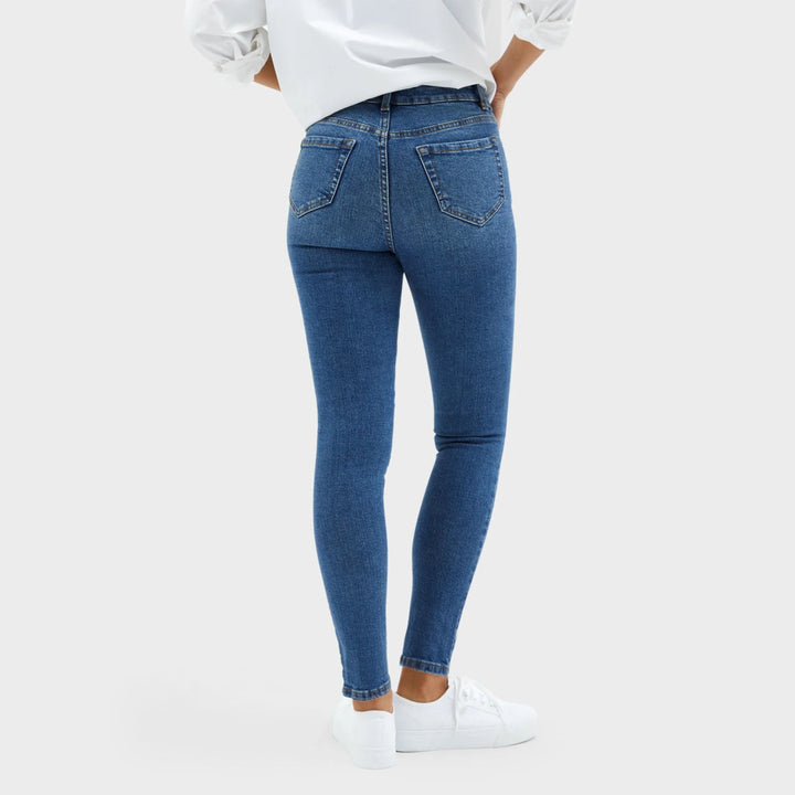 Ladies Mid Rise Skinny Jeans from You Know Who's