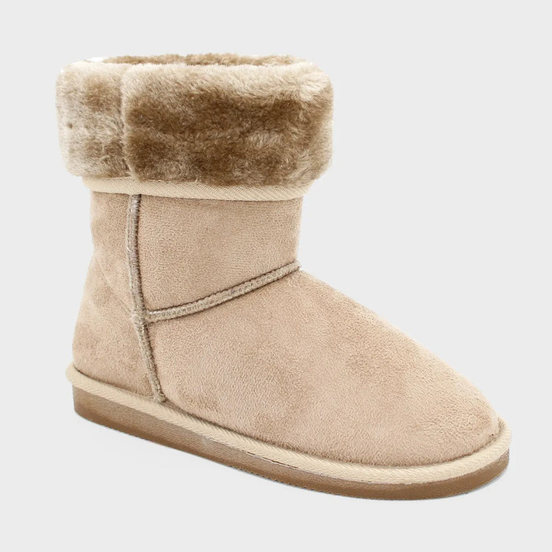 Mink fur boots deals