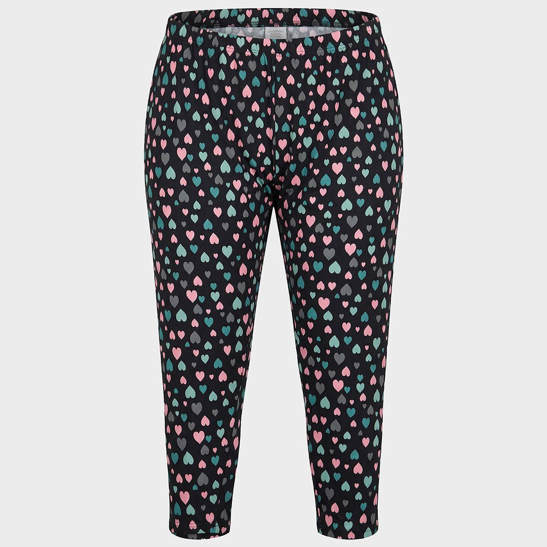 Ladies Multi Heart PJ Bottoms from You Know Who's